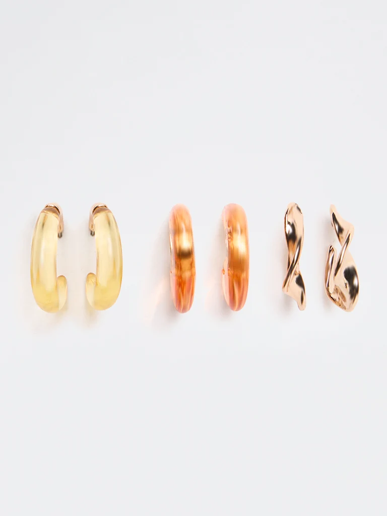 Multi Color Hoop Earring